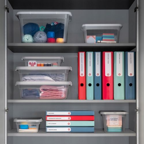 Pojemnik 29 l pod łóżko z pokrywą plastikowy organizer wolny od BPA na Arena.pl