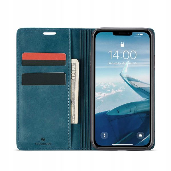 Spacecase Wallet Iphone 11 Blue zdjęcie 14