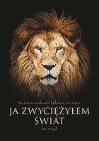 Kartka składana - Ja zwyciężyłem świat