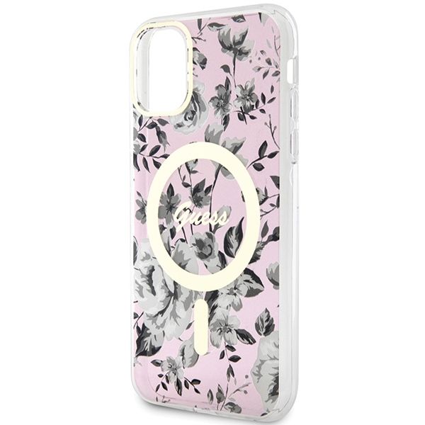 Etui Guess do iPhone 11, iPhone XR, Różowy, MagSafe zdjęcie 6