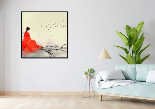 Plakat 100x100cm Diva Na Gałęzi na Arena.pl