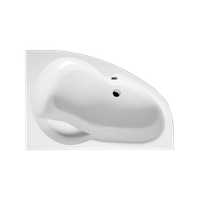 Newa Plus wanna narożna 150x95 cm prawa, biały połysk