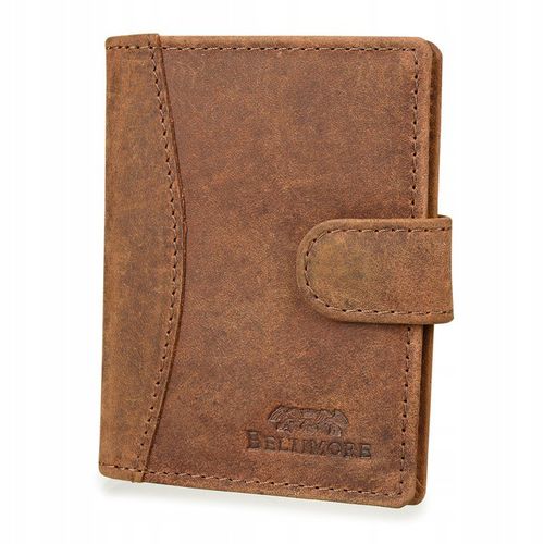 Etui Na Dokumenty Karty Skórzane Slim Beltimore Jasny  Brąz G78 na Arena.pl