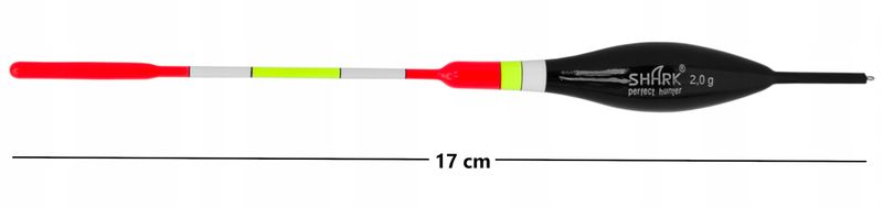 Spławik Przelotowy z BALSY SHARK 2,0 g / 17 cm zdjęcie 2