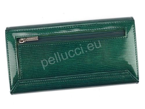 Portfel damski skórzany PELLUCCI LN-102 Zielony na Arena.pl