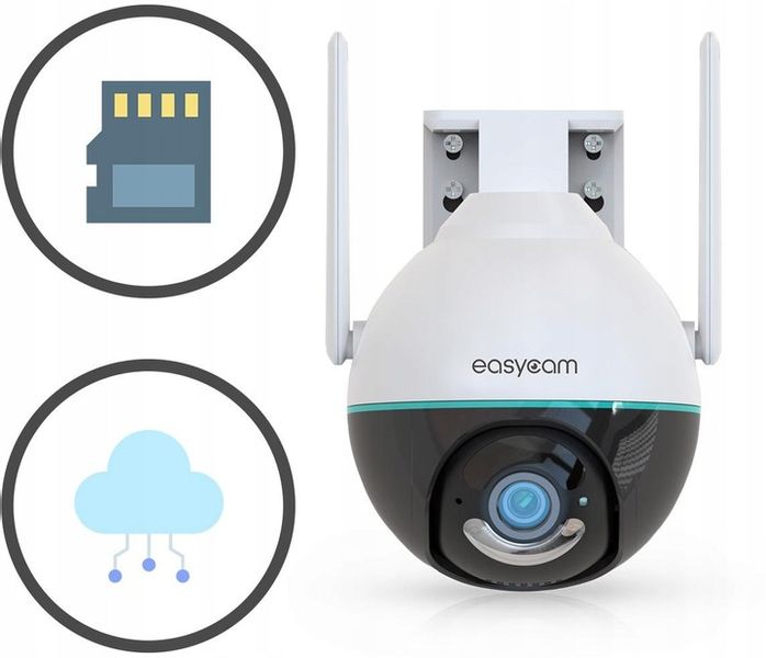 Kamera IP EasyCam obrotowa zewnętrzna Tuya 3MPx zdjęcie 9