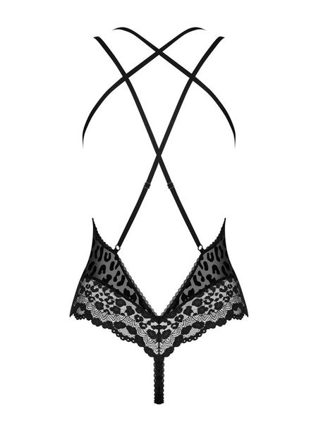 Seksowne Czarne Body Giully Obsessive S/M zdjęcie 4