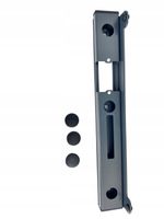 Kaseta elektrozaczepu niska kolor antracyt 40x17.5 RAL7016 do furtki bramy