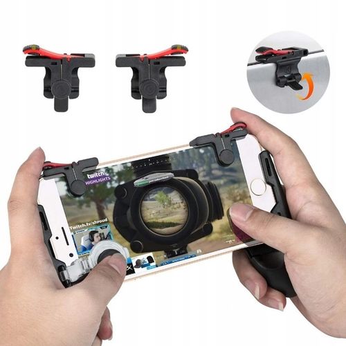 GAMEPAD KONTROLER UCHWYT DO TELEFONU ANDROID IOS TRIGGER FORTNITE PUBG PAD na Arena.pl
