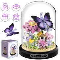 KLOCKI DO BUDOWANIA OGRODU KWIATÓW, OGRÓDEK,MOTYL,KWIATY,DZIECKO PREZENT