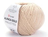 Włóczka YarnArt ALPACA GOLD Paillettes alpaca/cekin kol.9302