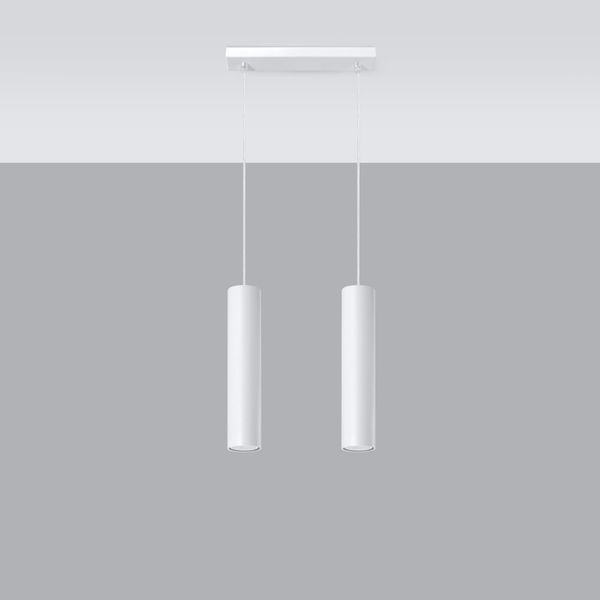 Lampa wisząca LAGOS 2 biały zdjęcie 2