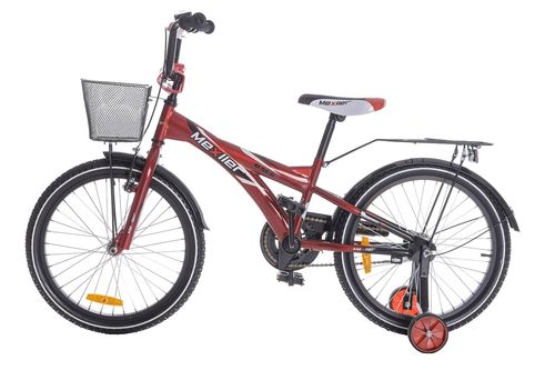 Rower 20 MEXLLER BMX czerwono-czarny + koszyk 16r. na Arena.pl