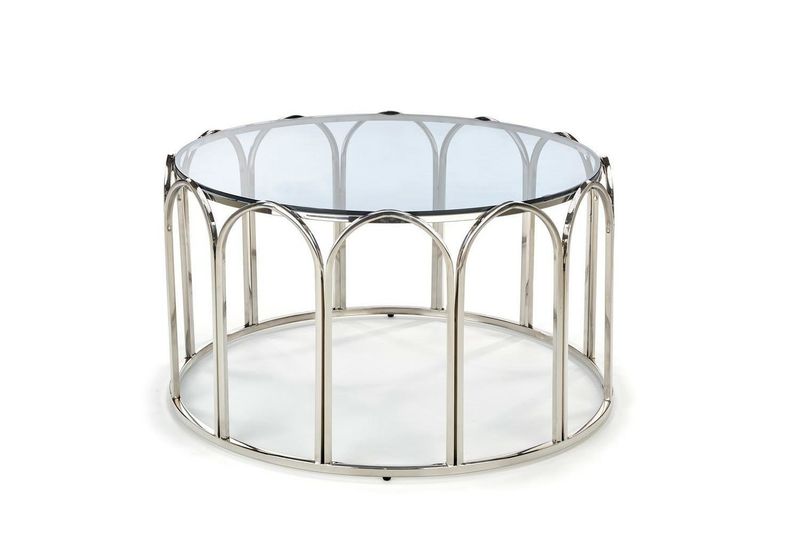 Stolik kawowy Viola dymiony /chrom zdjęcie 1