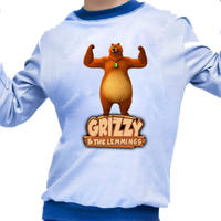 Piżama dziecięca Grizzy i Lemingi