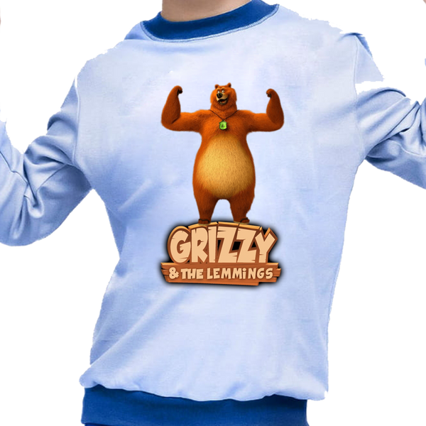 Piżama dziecięca Grizzy i Lemingi zdjęcie 1