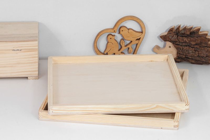 Tacka drewniana 30x30x2 cm zdjęcie 7