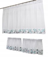 Komplet kuchenny firana zazdrostka in garden nieb