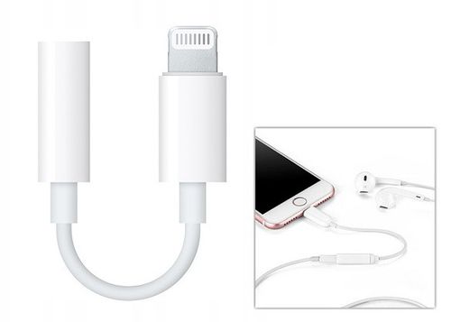 Adapter Apple MMX62ZM/A Lightning mini Jack 3,5mm na Arena.pl