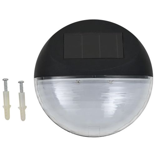 LAMPY SOLARNE ŚCIENNE DO OGRODU 24 SZTUKI OKRĄGŁE LED na Arena.pl