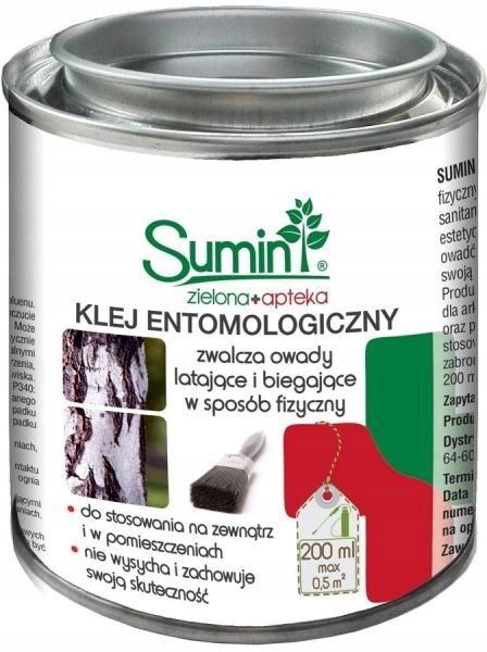 Klej entomologiczny do zwalczania owadów lep do drzew Sumin 400ml (200mlx2) zdjęcie 5