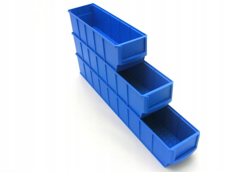 Pojemnik regałowy ShelfBox 400 S | Niebieski zdjęcie 2