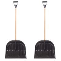 2x Łopata śniegowa 45cm czarna Zgarniacz do śniegu