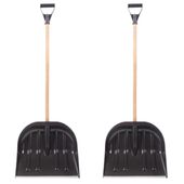 2x Łopata śniegowa 45cm czarna Zgarniacz do śniegu