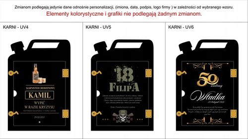 BAREK KANISTER 18 20 30 40 50 60 URODZINY NADRUK na Arena.pl