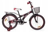 Rower BMX Mexller 20 Dla Chłopca Dziecięcy 5-8lat Czarno Czerwony