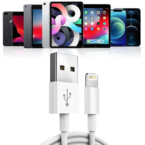 kabel 1m lightning do usb-a usb do apple iphone, ipad, ipod box biały na Arena.pl