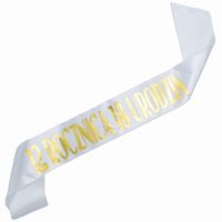 Biała szarfa 12 Rocznica 18 Urodzin