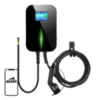 ścienna ładowarka dla samochodów elektrycznych besen bs20 11kw app