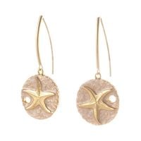 Kolczyki z rozgwiazdą na perłowej rafie (P25/LAT/09/4AU)