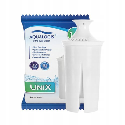 Dzbanek Filtrujący Szklany Aqualogis Sonata Niebieski + 12 wkładów na Arena.pl