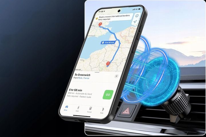 ETUI DO MAGSAFE CZARNY MAT DO SAMSUNG S24 ULTRA zdjęcie 3