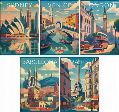 Zesz Her Retro City A5 60K 70G K5X5 na Arena.pl