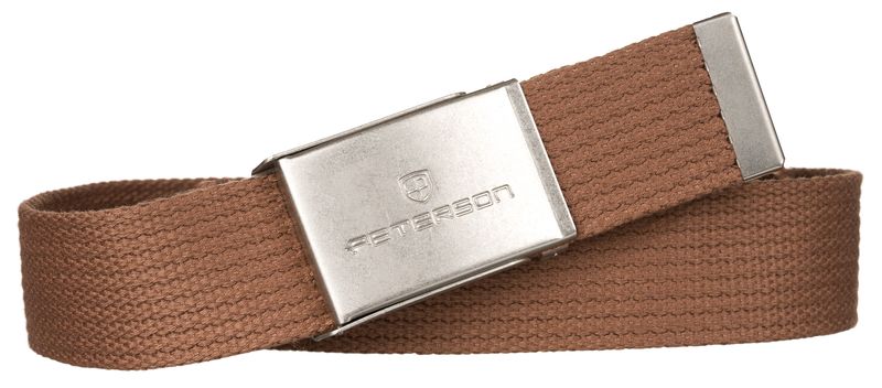 pasek parciany ptn silver-brown-125 zdjęcie 2