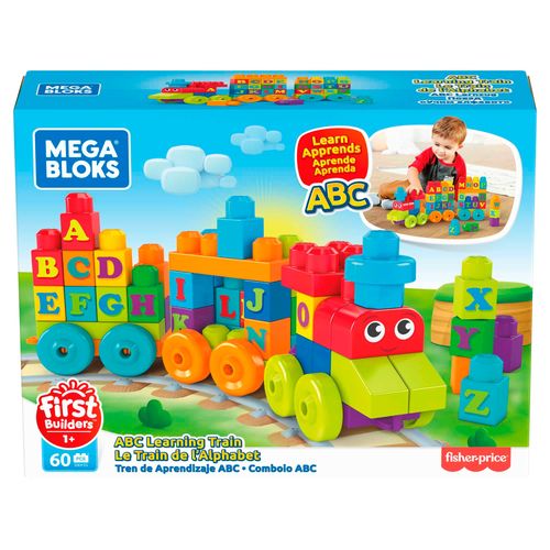 MEGA BLOKS KLOCKI MÓJ PIERWSZY POCIĄG ABC 60 ELEM. na Arena.pl