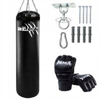 120 cm 30 kg WOREK TRENINGOWY BOKSERSKI PEŁNY WYPEŁNIONY MOCNY +