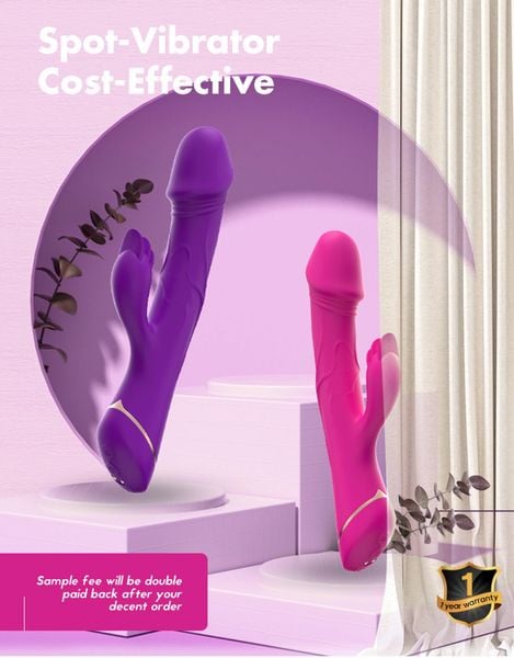 Rubberco Purple, 2* 9 Vibration Functions zdjęcie 10