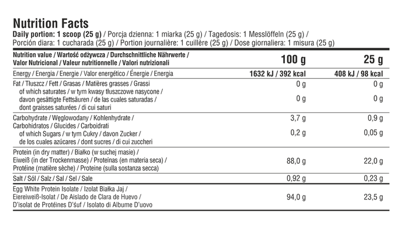 7Nutrition - Egg Protein Isolate 900 g - banoffee zdjęcie 4