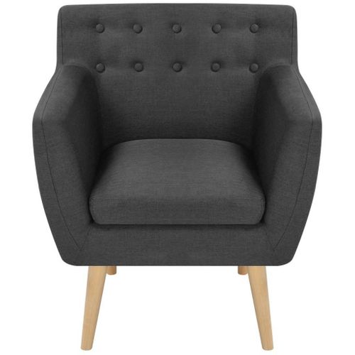 Fotel 67X59X77 Cm, Ciemnoszary Materiał na Arena.pl