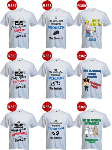 KOSZULKA T-SHIRT NAJLEPSZY BUDOWLANIEC na świecie na Arena.pl