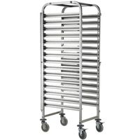 Wózek do transportu 15 blach 600x400, HENDI, 515x680x(H)1710mm