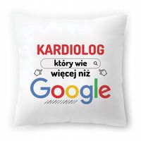 Poduszka Dla Kardiologa Na Urodziny Na Prezent Z Nadrukiem Ze Zdjęciem