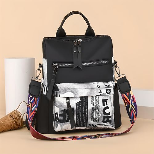 PLECAK DAMSKI MIEJSKI TOREBKA PLECACZEK CZARNY 2W1 na Arena.pl