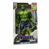 HULK DUŻA RUCHOMA FIGURKA INTERAKTYWNA 30cm DŹWIĘK ŚWIATŁO AVENGERS BOHATER
