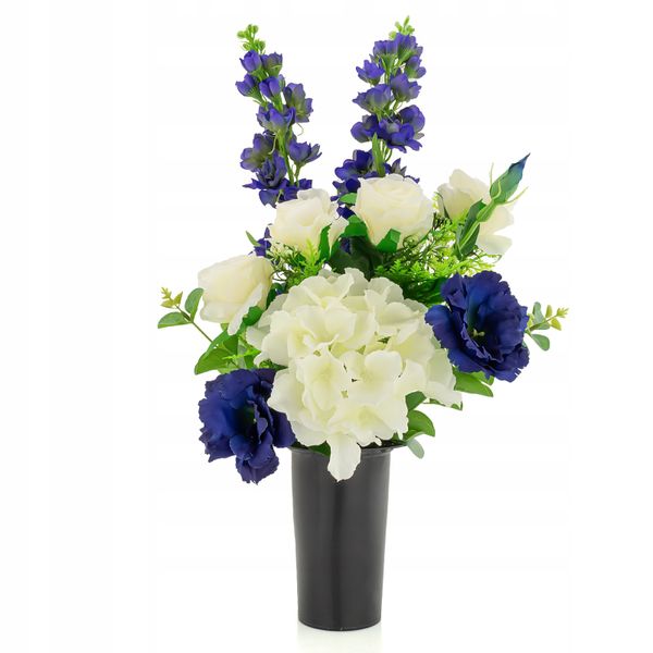 BUKIET DO WAZONU na GRÓB wiązanka CMENTARZ zdjęcie 1