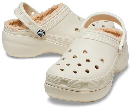 Crocs Damskie Ocieplane Buty Chodaki Platforma Classic Lined Clog 42-43 na Arena.pl
